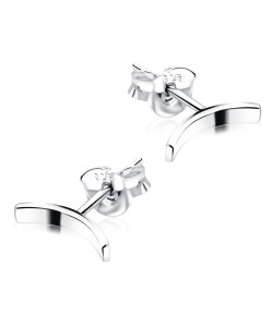 Curve Shaped Stud Earrings STS-472