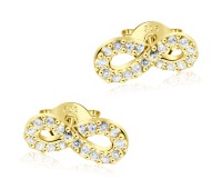 Gold Plated Silver Stud Earring STS-483-GP