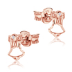 Jingle bell With CZ Silver Stud Earrings STS-5516
