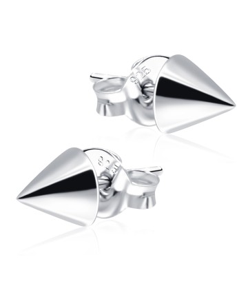 Pointed Silver Studs Earring STS-69