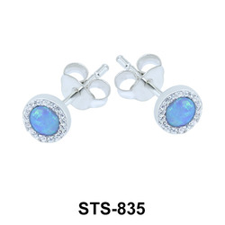 Opal Stud Earrings STS-835