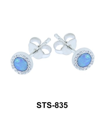 Opal Stud Earrings STS-835