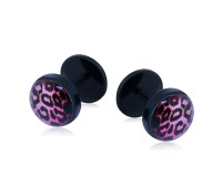 Pink Cheetah UV Fake Plug FKPLPIBK-006-PI