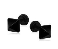 Pyramid Shaped 316L Surgical Steel Ear Stud SER-52890