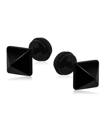 Pyramid Shaped 316L Surgical Steel Ear Stud SER-52890