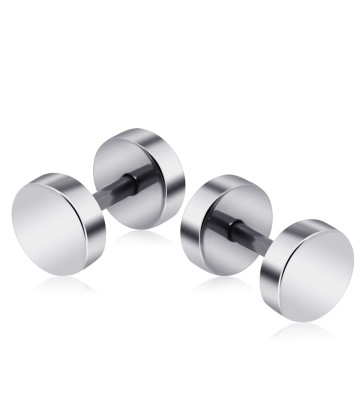 Dumbbell Shaped 316L Surgical Steel Ear studs SER-52924