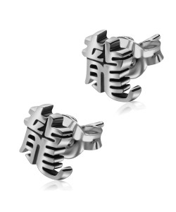 Chinese Symbol Stud Earrings SST-01