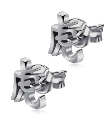 Kanji Stud Earrings SST-02