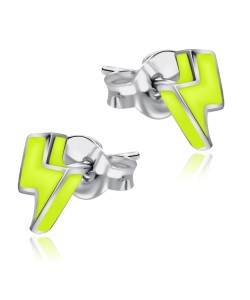 Reversed Z Shaped Stud Earrings SST-06E