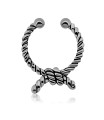 Ring Rope Shape Septum Clip Ring STCR-06