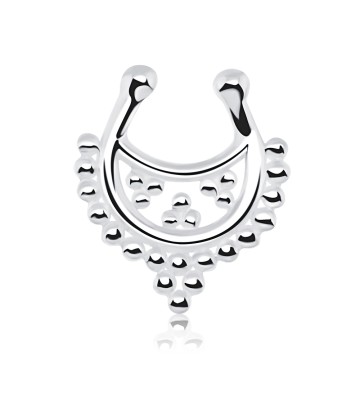 Pretty Pattern Septum Clip Ring STCR-34