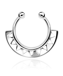 Multiple Triangles Septum Clip Ring STCR-37