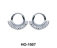 Silver Hoop Earring HO-1507