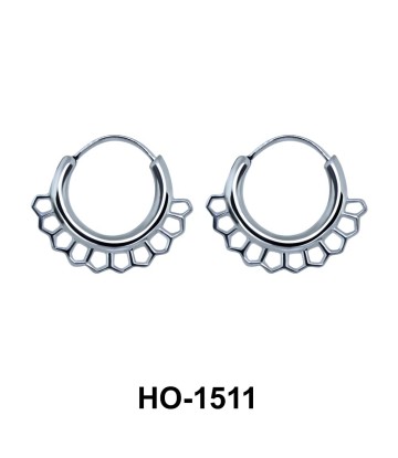Silver Hoop Earring HO-1511