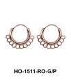 Silver Hoop Earring HO-1511