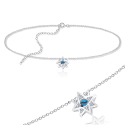 Turquoise Silver Chokers SPCK-163