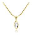 Beautiful Gemstone Silver Necklace SPE-1293-2.5x5