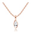 Beautiful Gemstone Silver Necklace SPE-1293-2.5x5