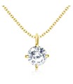 CZ Silver Necklace SPE-1299-5