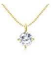 CZ Silver Necklace SPE-1299-5