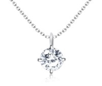 CZ Silver Necklace SPE-1299-5