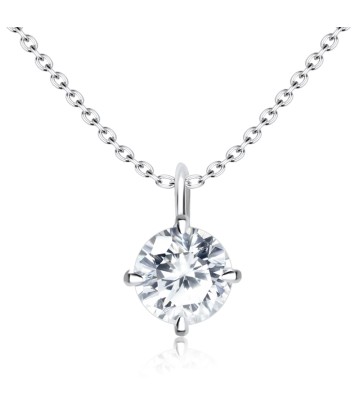 CZ Silver Necklace SPE-1299-5