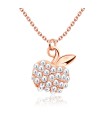 Apple with Pearls Silver Necklace SPE-1373p
