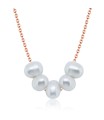 Cute Pearl Silver Necklace SPE-1387