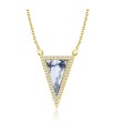 Marble Silver Necklace SPE-1421n