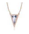 Marble Silver Necklace SPE-1421n