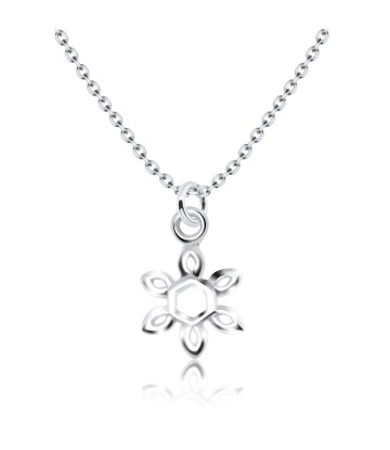 Flower Style Silver Necklaces SPE-1422n