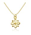 Flower Line Silver Necklaces SPE-1423