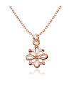 Flower Line Silver Necklaces SPE-1423