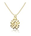 Snowflake Pattern Silver Necklace SPE-1424