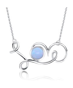 Opal Necklaces Silver SPE-1431