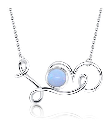 Opal Necklaces Silver SPE-1431