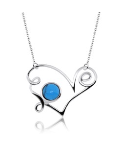 Turquoise Necklaces Silver SPE-1433