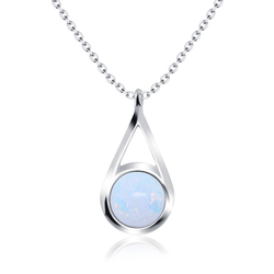 Opal Necklaces Silver SPE-1440