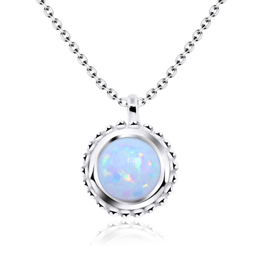 Opal Necklaces Silver SPE-1441