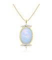 Opal Necklaces Silver SPE-1442