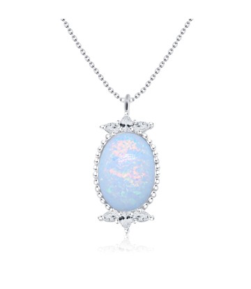 Opal Necklaces Silver SPE-1442