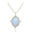 Opal Necklaces Silver SPE-1443