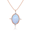 Opal Necklaces Silver SPE-1443