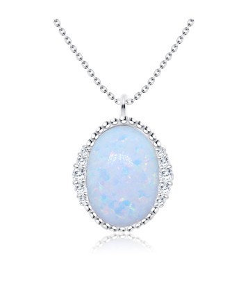 Opal Necklaces Silver SPE-1444