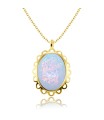 Opal Necklaces Silver SPE-1445