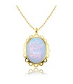 Opal Necklaces Silver SPE-1445