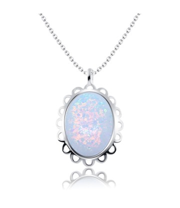 Opal Necklaces Silver SPE-1445