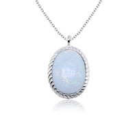 Opal Necklaces Silver SPE-1447