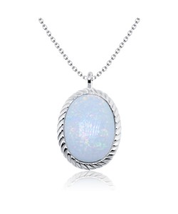 Opal Necklaces Silver SPE-1447