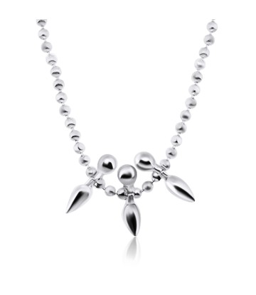 Pretty Style Silver Necklaces SPE-1462